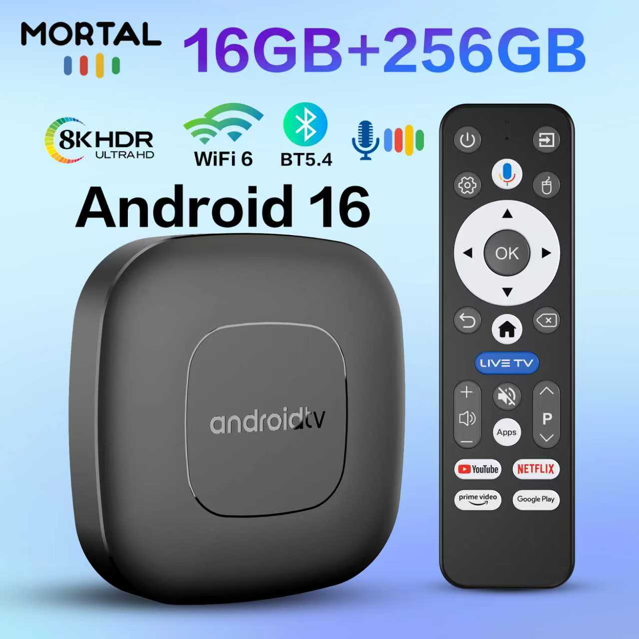 Ddr3 8Gb - Boîtier TV Android 16 avec assistant