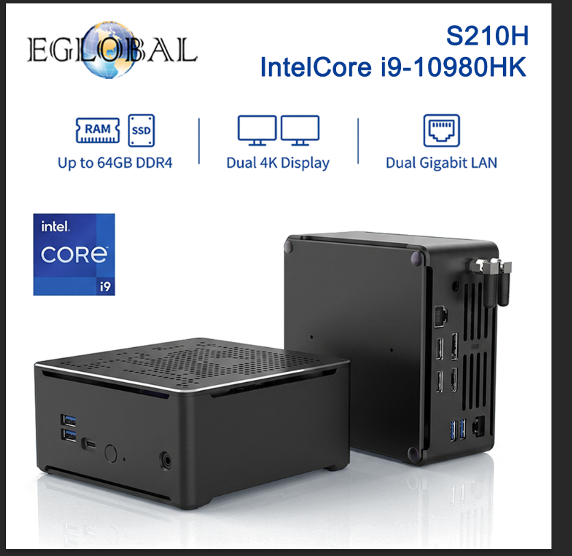 Ecc Ram Server - Mini PC Workstation EGLOBAL i9-10980HK (5,3