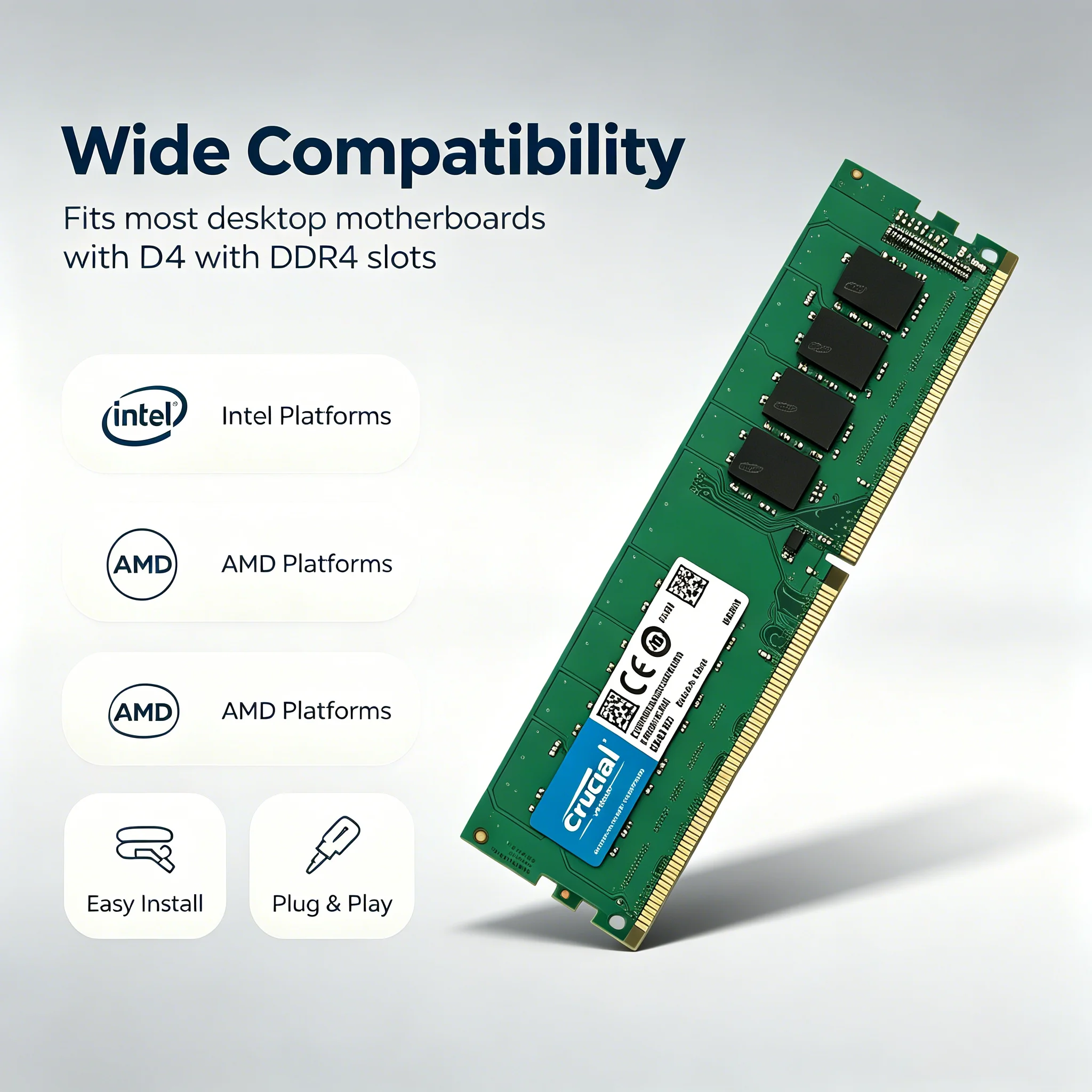 Crucial 10 pièces DDR4 3200 MH - Ddr4 3200Mhz avis et prix